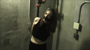 www.cuffkeybondage.com - Zooey Zara Handcuffed In The Stairwell thumbnail